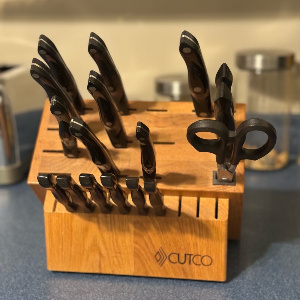 Cutco Knife Set W/ Block